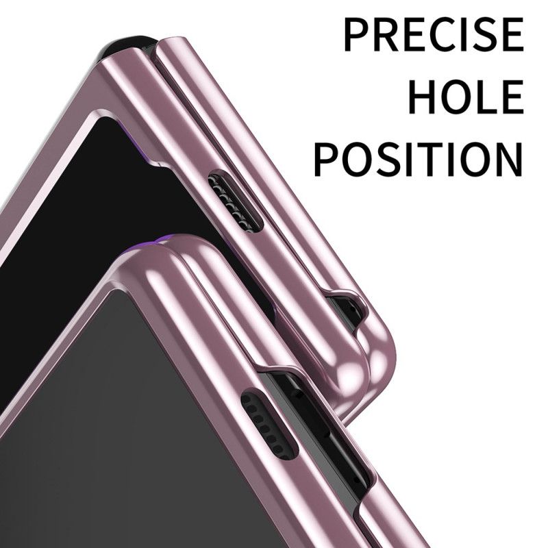 Etui Samsung Galaxy Z Fold 7 Obręcz Z Efektem Metalu Etui Ochronne