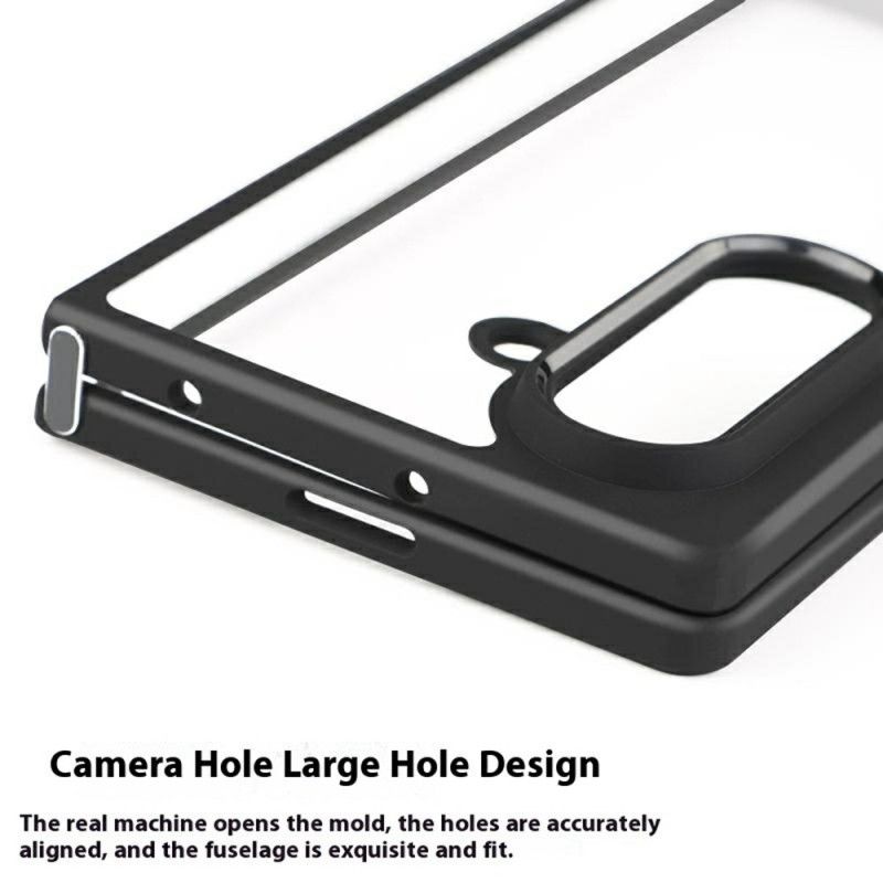 Etui Samsung Galaxy Z Fold 7 Odporny Na Wstrząsy Z Przezroczystym Tyłem