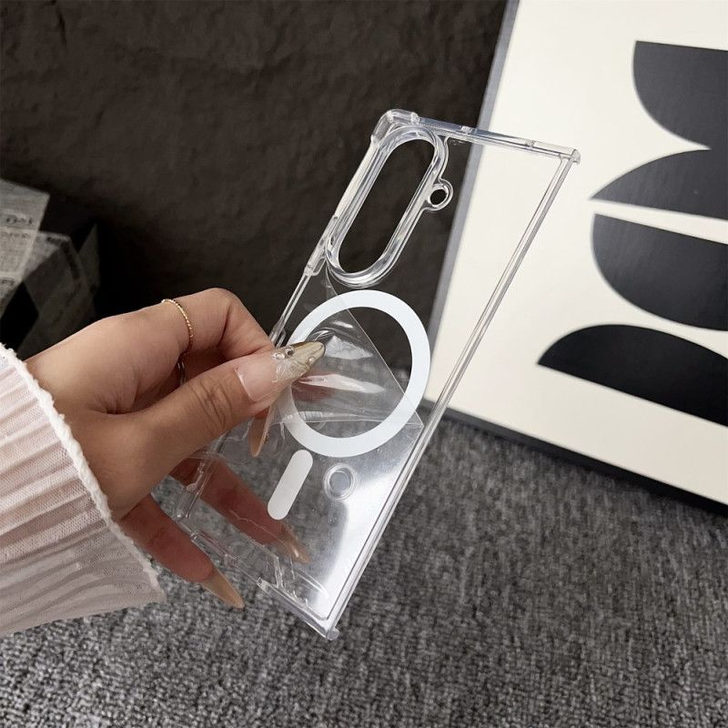 Etui Samsung Galaxy Z Fold 7 Przezroczysty Kompatybilny Z Magsafe