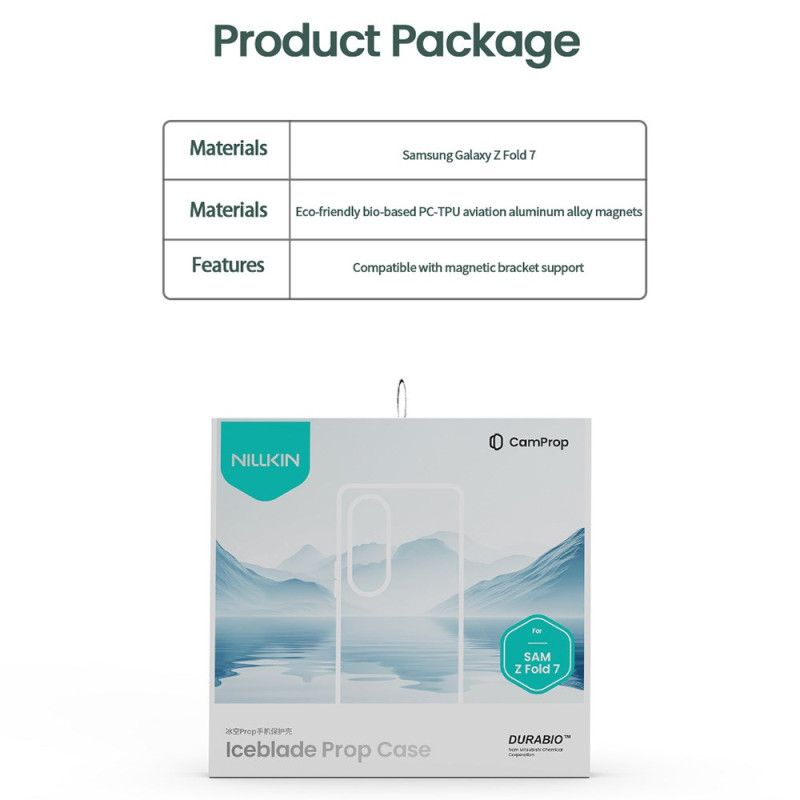 Etui Samsung Galaxy Z Fold 7 Seria Iceblade Prop Z Mocowaniem I Ramką Obiektywu