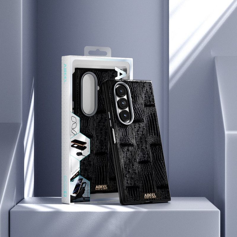 Etui Samsung Galaxy Z Fold 7 Wytłoczony Wzór Abeel Kompatybilny Z Magsafe