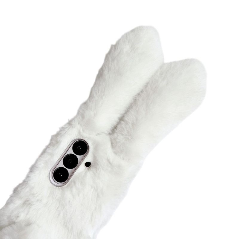 Futerały Samsung Galaxy Z Fold 7 Etui Na Telefon Pluszowe Uszy Królika