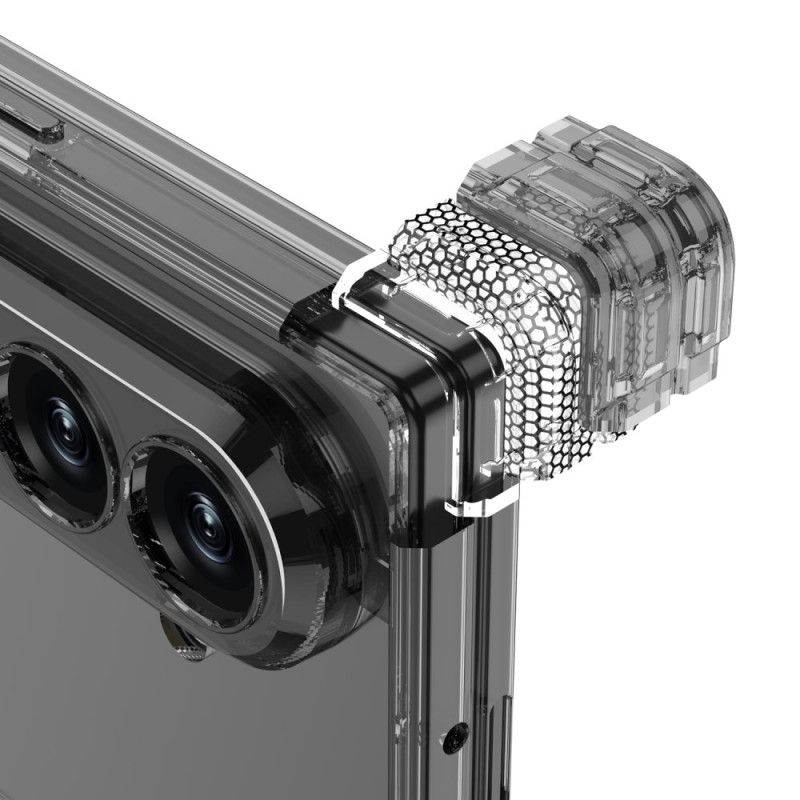 Futerały Samsung Galaxy Z Fold 7 Etui Na Telefon Półprzezroczysty Magnetyczny Zawias Z Podstawką