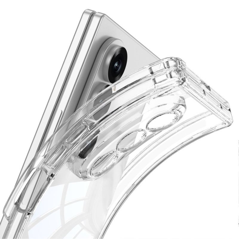 Futerały Samsung Galaxy Z Fold 7 Etui Na Telefon Półprzezroczysty Magnetyczny Zawias Z Podstawką