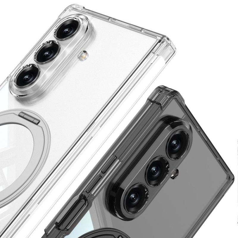 Futerały Samsung Galaxy Z Fold 7 Etui Na Telefon Półprzezroczysty Magnetyczny Zawias Z Podstawką