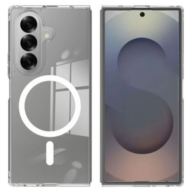 Futerały Samsung Galaxy Z Fold 7 Etui Na Telefon Przezroczysty Kompatybilny Z Magsafe