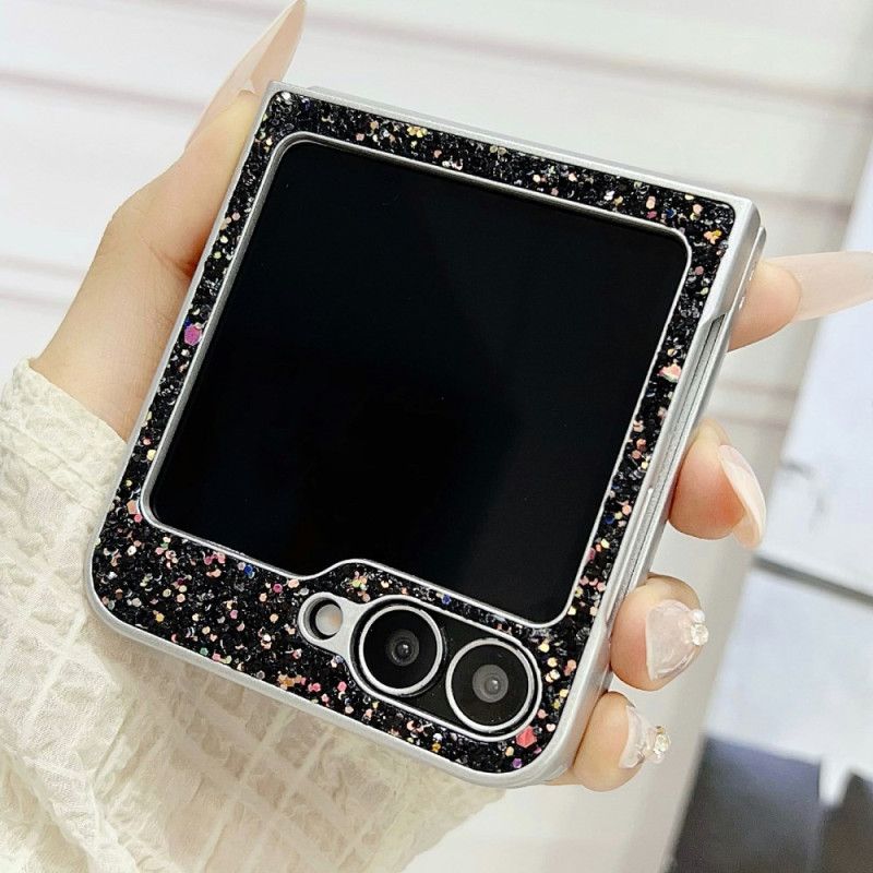 Etui Do Samsung Galaxy Z Flip 7 Fe Brokatowy Wzór