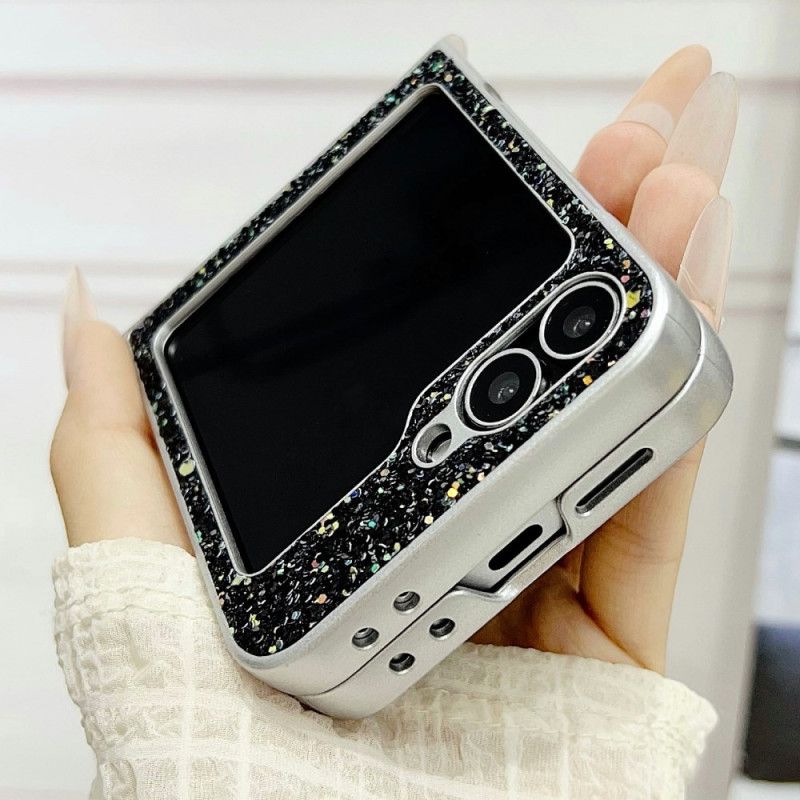 Etui Do Samsung Galaxy Z Flip 7 Fe Brokatowy Wzór