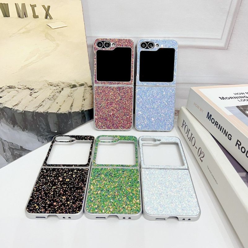 Etui Do Samsung Galaxy Z Flip 7 Fe Brokatowy Wzór
