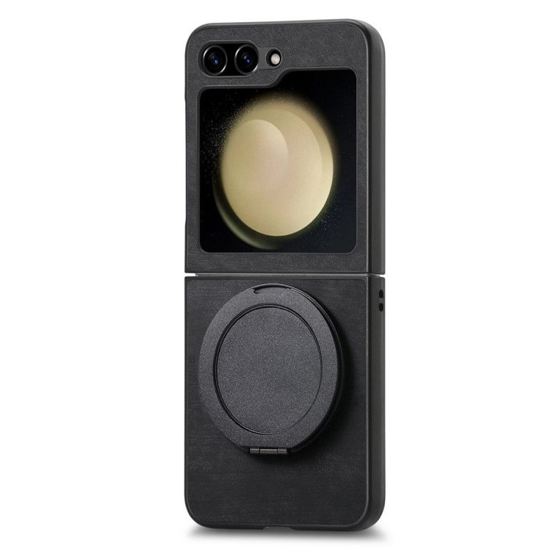 Etui Do Samsung Galaxy Z Flip 7 Fe Efekt Zamszu Z Obrotowym Uchwytem Podstawka