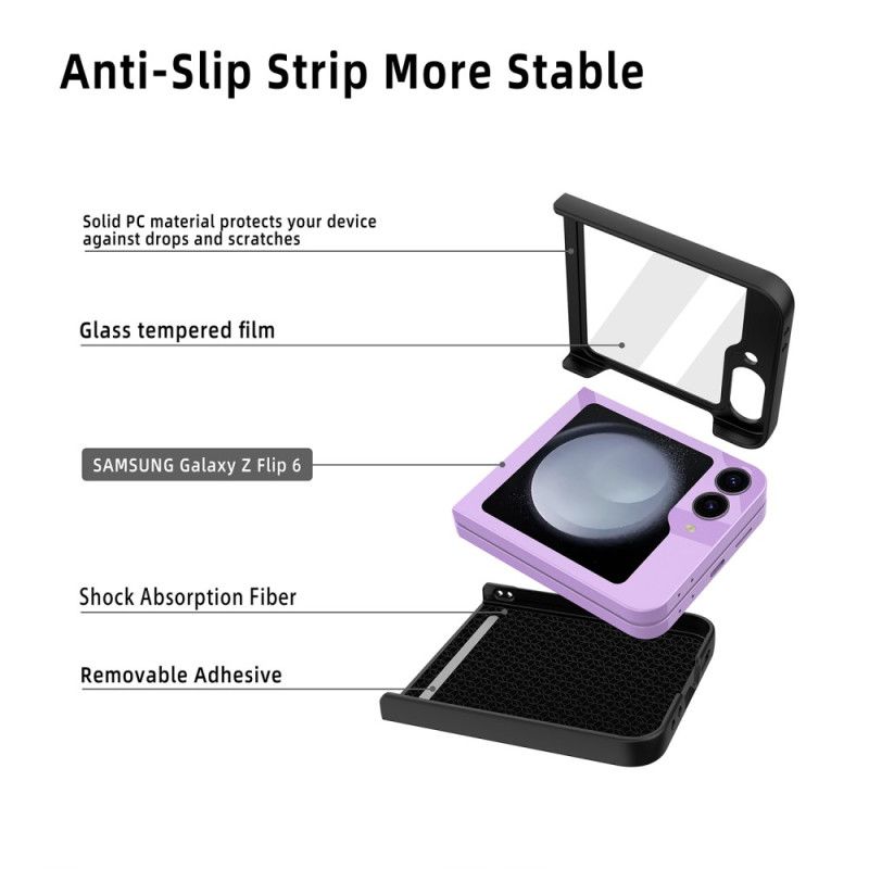 Etui Do Samsung Galaxy Z Flip 7 Fe Etui Na Karty Z Teksturą Liczi