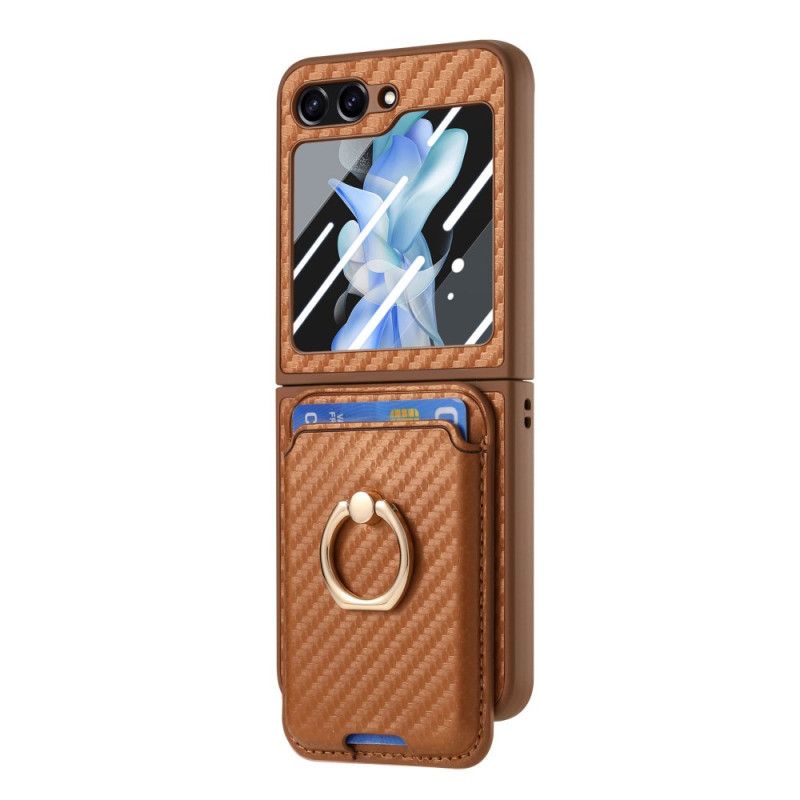 Etui Do Samsung Galaxy Z Flip 7 Fe Etui Na Karty Z Włókna Węglowego