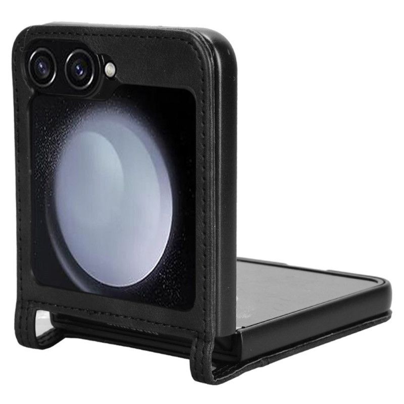 Etui Do Samsung Galaxy Z Flip 7 Fe Etui Na Karty Ze Skóry W Stylu Retro