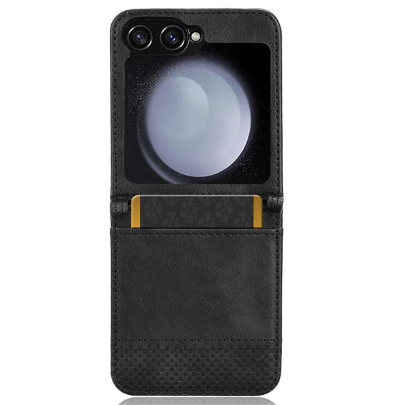 Etui Do Samsung Galaxy Z Flip 7 Fe Etui Na Karty Ze Skóry W Stylu Retro