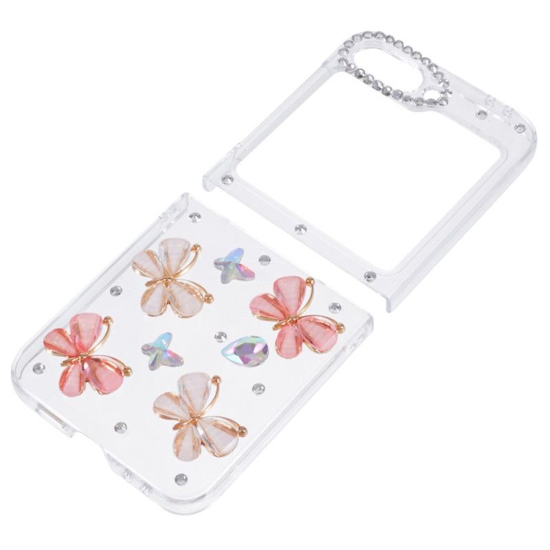 Etui Do Samsung Galaxy Z Flip 7 Fe Ozdoba Z Kryształków Górskich