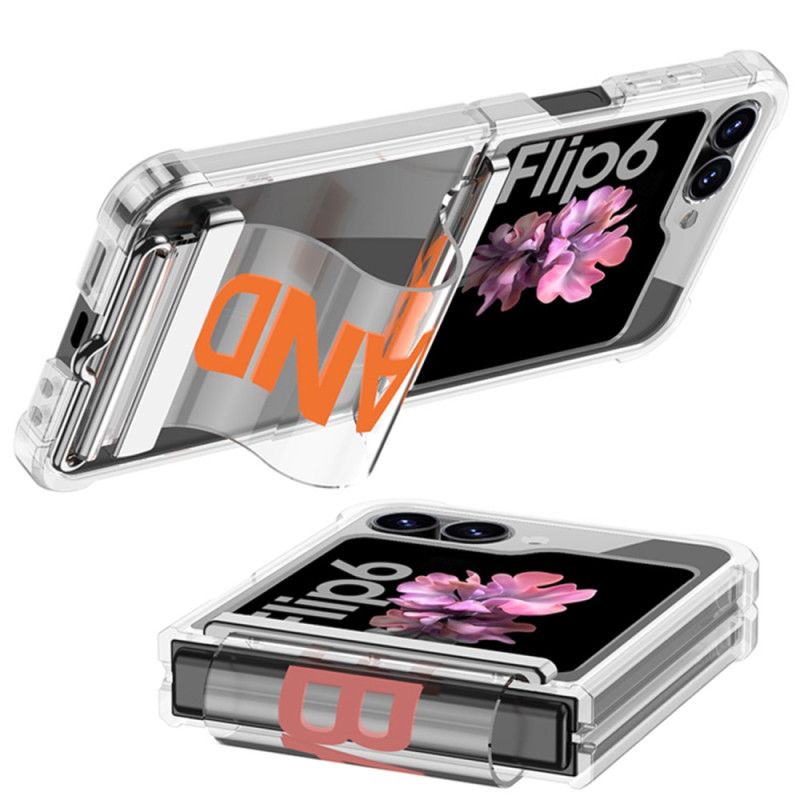 Etui Do Samsung Galaxy Z Flip 7 Fe Przezroczysty Pasek