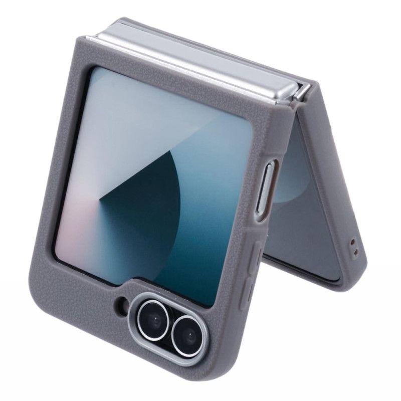 Etui Do Samsung Galaxy Z Flip 7 Fe Teksturowana Skóra