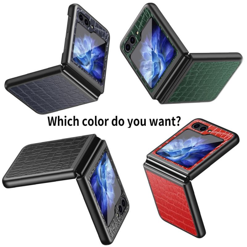 Etui Samsung Galaxy Z Flip 7 Fe Faktura Krokodyla
