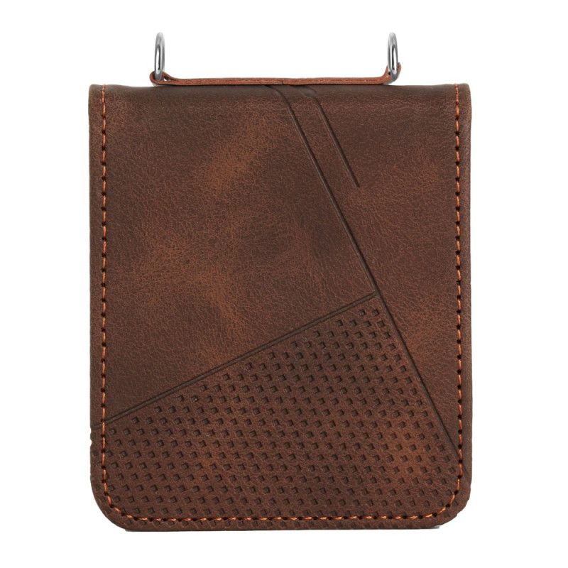 Etui Samsung Galaxy Z Flip 7 Fe Geometryczny Z Paskiem Na Ramię Etui Ochronne