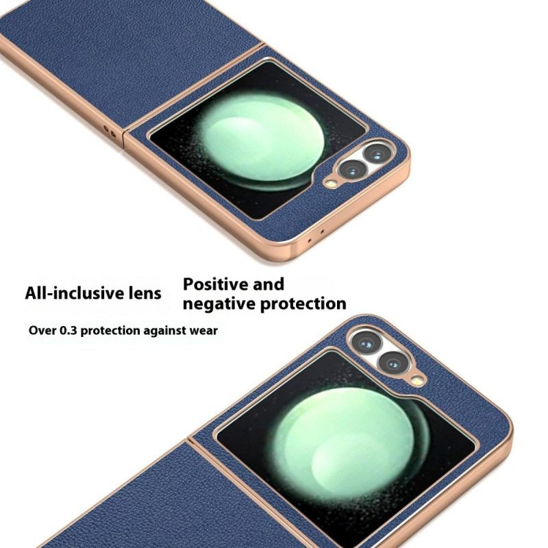 Etui Samsung Galaxy Z Flip 7 Fe Klasyczna Skóra Abeel Etui Ochronne