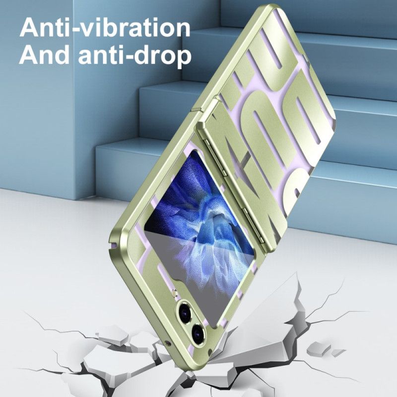 Etui Samsung Galaxy Z Flip 7 Fe Litery Z Hartowanym Szkłem