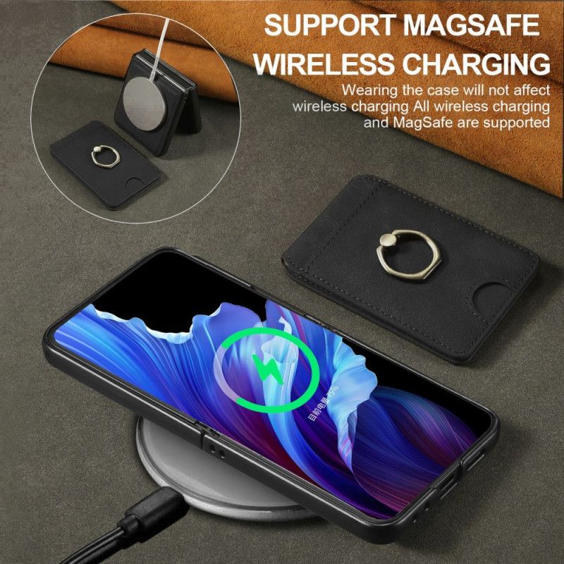 Etui Samsung Galaxy Z Flip 7 Fe Magnetyczna Z Odpinanym Uchwytem Na Karty