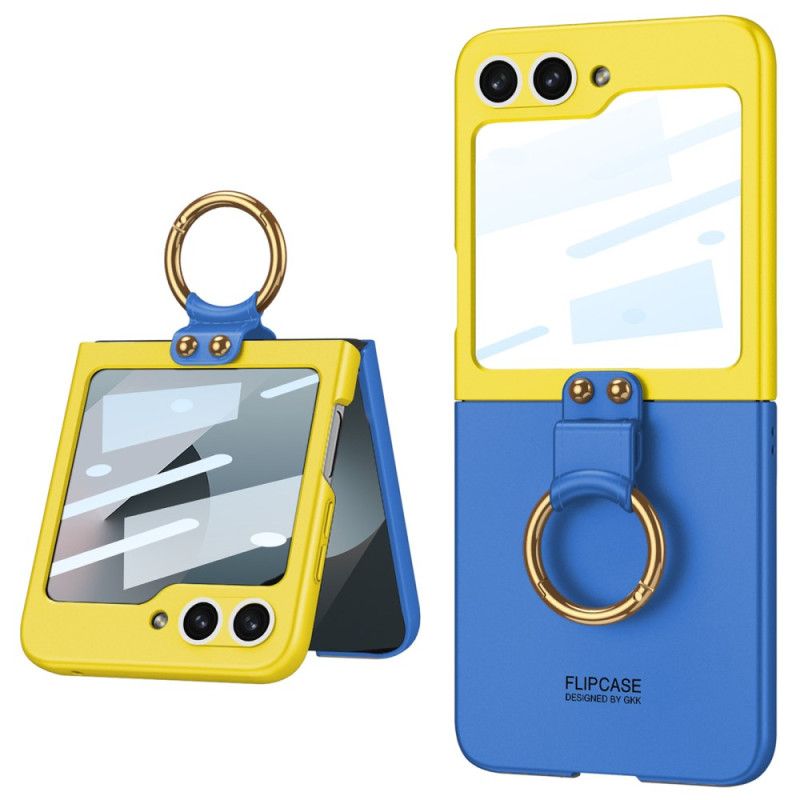 Etui Samsung Galaxy Z Flip 7 Fe Magnetyczna Osłona Zawiasów I Dwukolorowa Podstawka Etui Ochronne