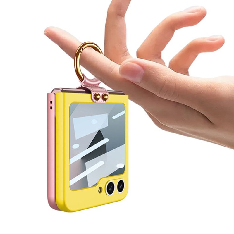 Etui Samsung Galaxy Z Flip 7 Fe Magnetyczna Osłona Zawiasów I Dwukolorowa Podstawka Etui Ochronne