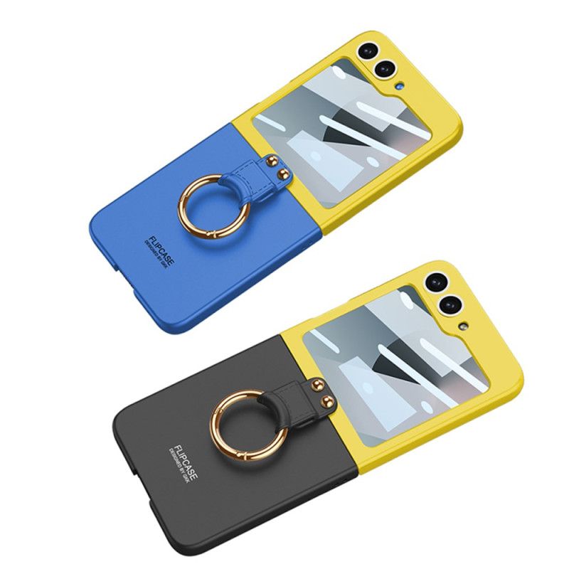 Etui Samsung Galaxy Z Flip 7 Fe Magnetyczna Osłona Zawiasów I Dwukolorowa Podstawka Etui Ochronne