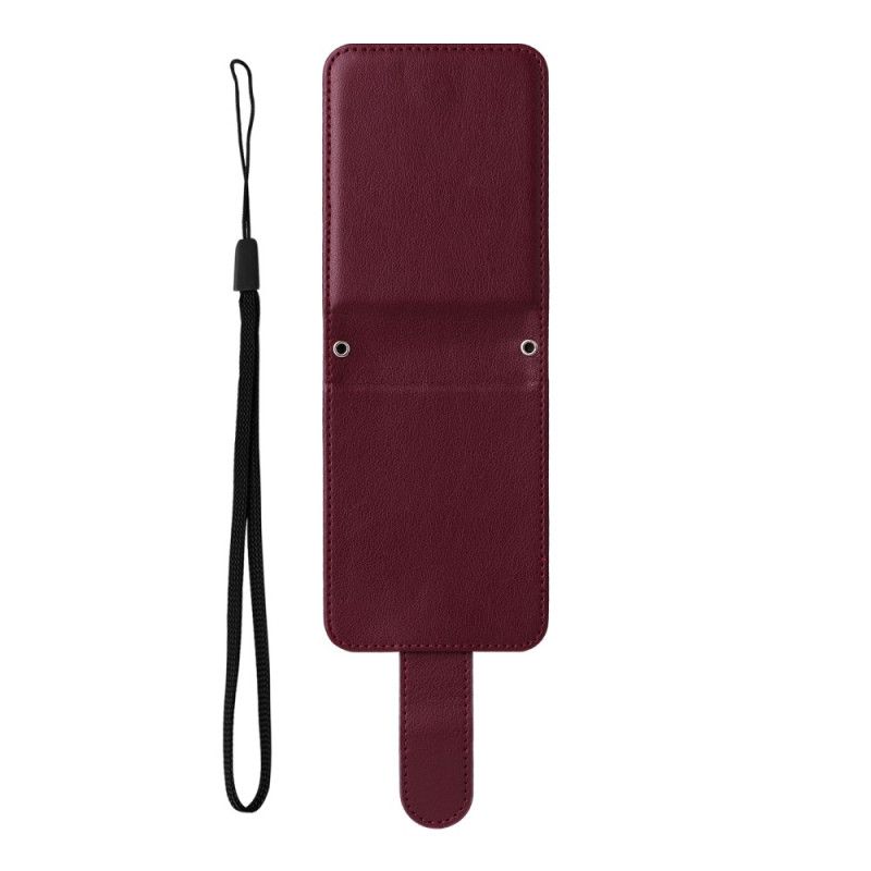 Etui Samsung Galaxy Z Flip 7 Fe Etui Na Karty Z Efektem Skóry