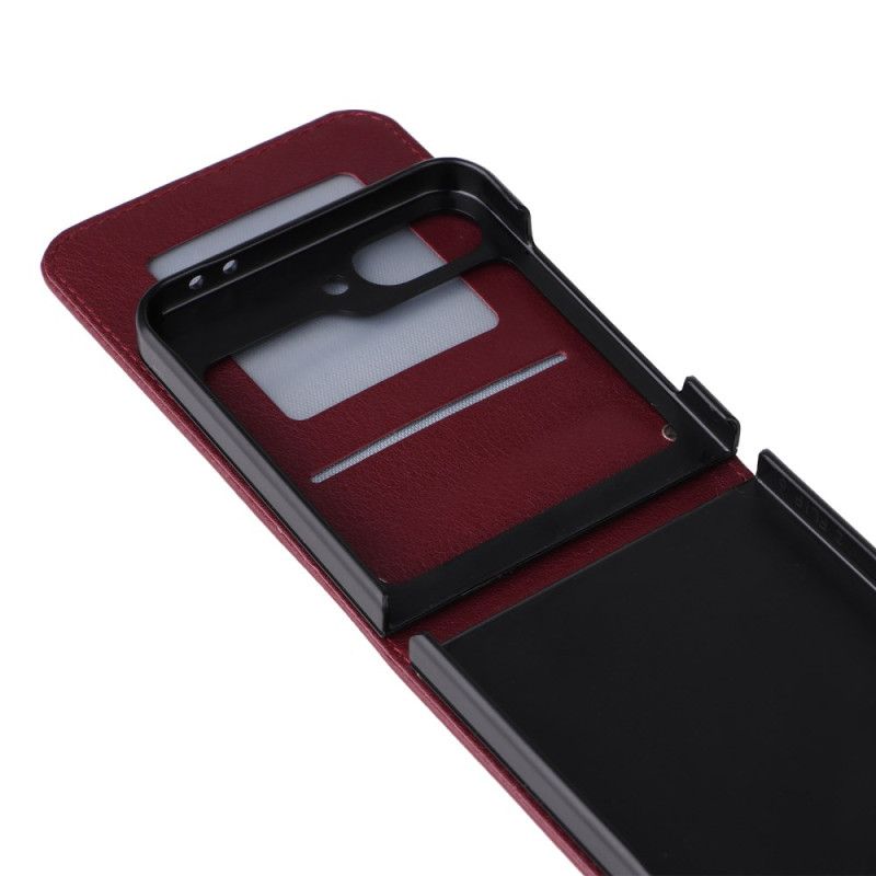 Etui Samsung Galaxy Z Flip 7 Fe Etui Na Karty Z Efektem Skóry
