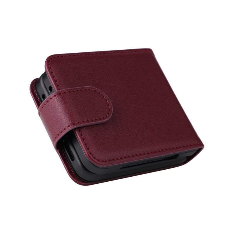 Etui Samsung Galaxy Z Flip 7 Fe Etui Na Karty Z Efektem Skóry