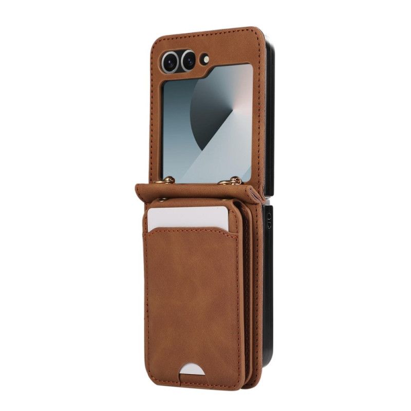 Etui Samsung Galaxy Z Flip 7 Fe Etui Na Karty I Pasek Na Ramię