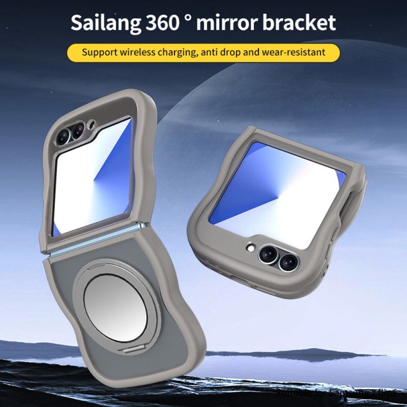 Etui Samsung Galaxy Z Flip 7 Fe Obrotowy Stojak I Wbudowane Lusterko