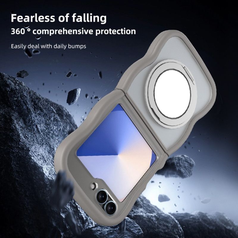 Etui Samsung Galaxy Z Flip 7 Fe Obrotowy Stojak I Wbudowane Lusterko