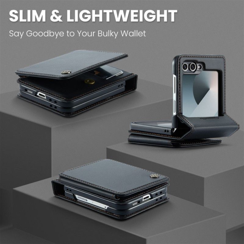 Etui Samsung Galaxy Z Flip 7 Fe Ochrona Rfid 5 Przegródek Na Karty