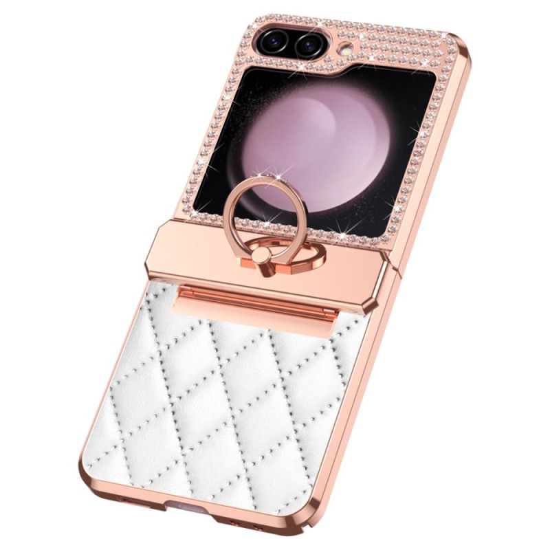 Etui Samsung Galaxy Z Flip 7 Fe Ozdoba Z Kryształków Górskich Etui Ochronne