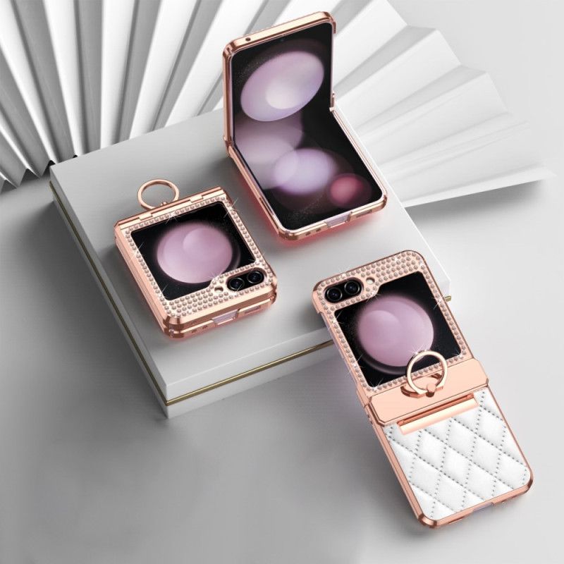 Etui Samsung Galaxy Z Flip 7 Fe Ozdoba Z Kryształków Górskich Etui Ochronne