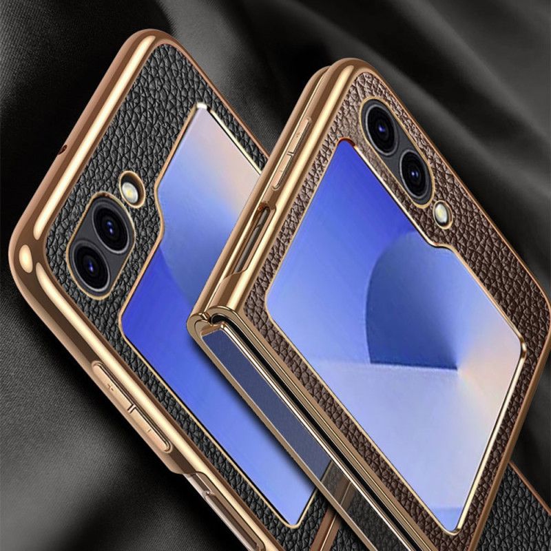 Etui Samsung Galaxy Z Flip 7 Fe Prawdziwa Skóra