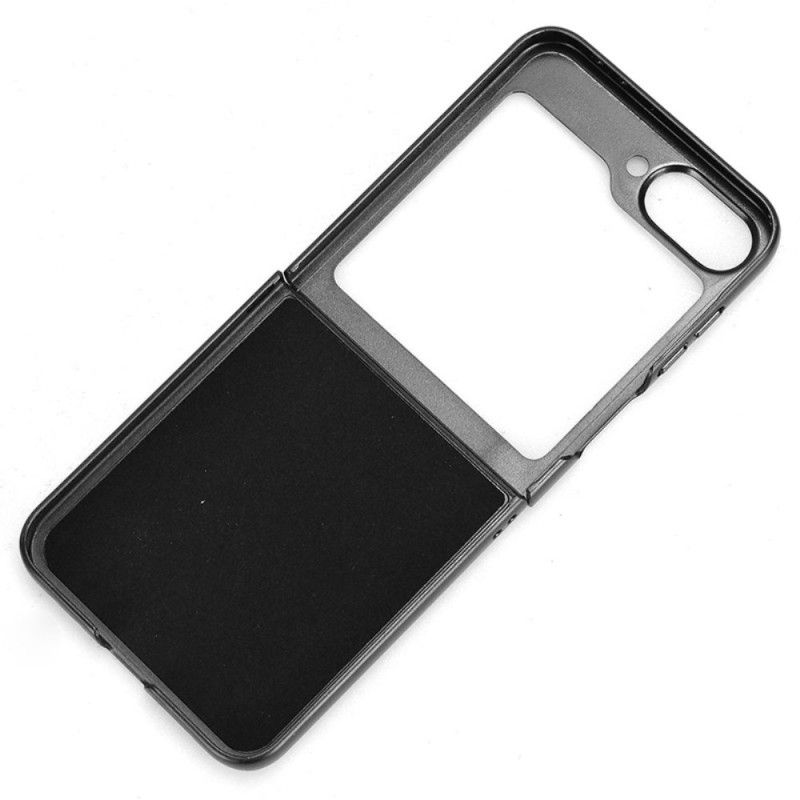 Etui Samsung Galaxy Z Flip 7 Fe Przeszycia Ze Sztucznej Skóry