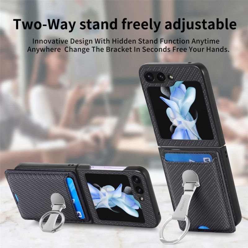 Etui Samsung Galaxy Z Flip 7 Fe Składany Stojak I Uchwyt Na Karty