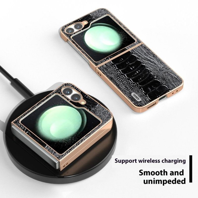 Etui Samsung Galaxy Z Flip 7 Fe Styl Krokodyl