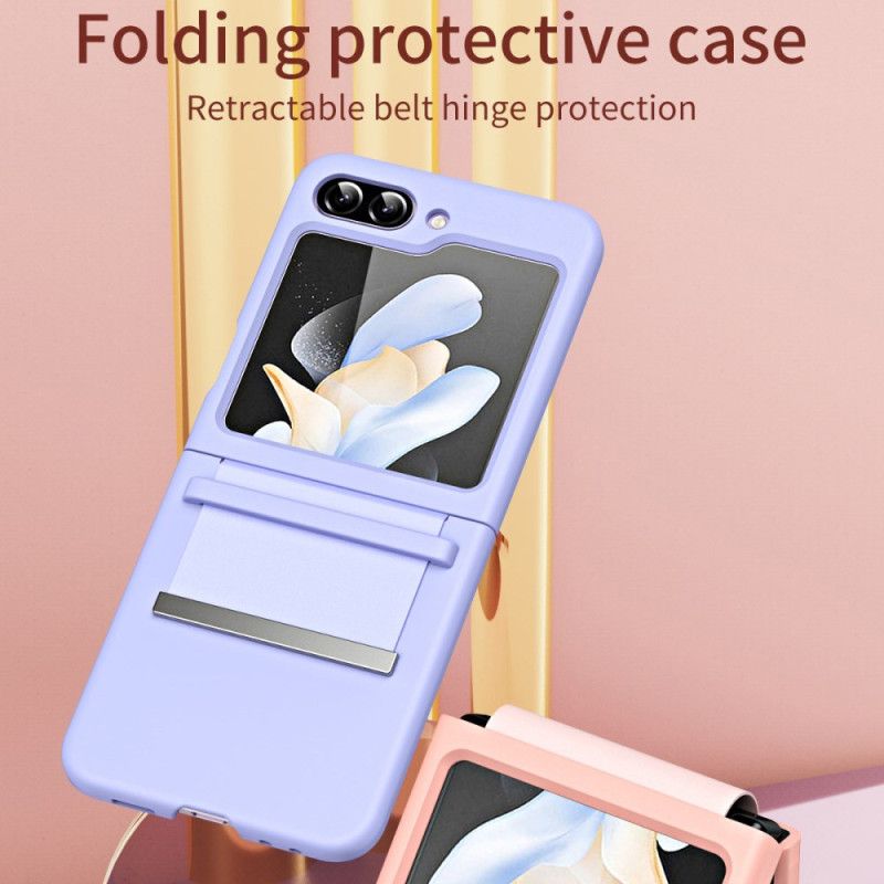 Etui Samsung Galaxy Z Flip 7 Fe Sztywny Z Chowanym Paskiem Etui Ochronne
