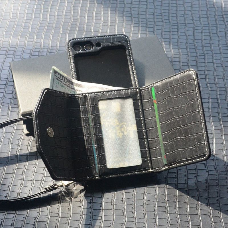 Etui Samsung Galaxy Z Flip 7 Fe Tekstura Bambusa