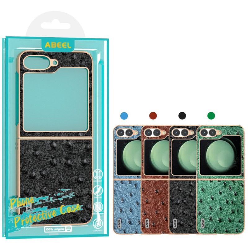 Etui Samsung Galaxy Z Flip 7 Fe Tekstura Strusia Etui Ochronne