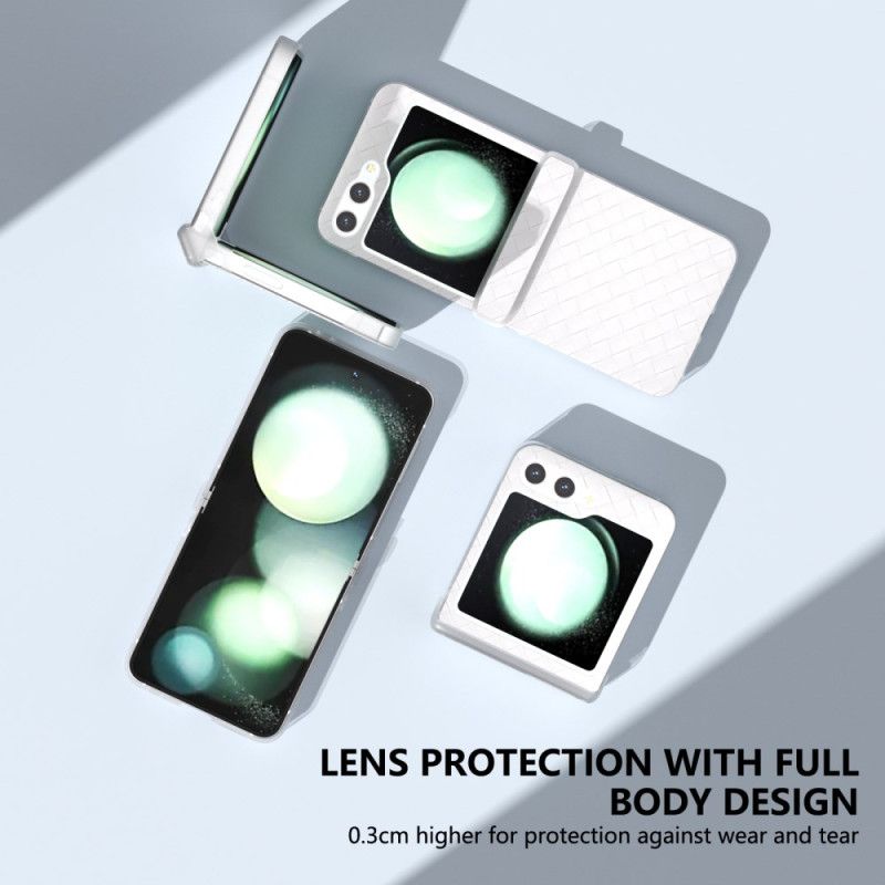 Etui Samsung Galaxy Z Flip 7 Fe Tekstura Tkaniny Etui Ochronne