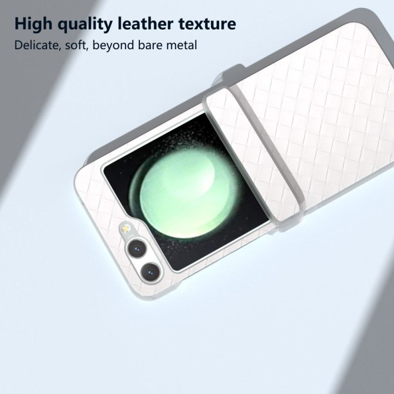 Etui Samsung Galaxy Z Flip 7 Fe Tekstura Tkaniny Etui Ochronne