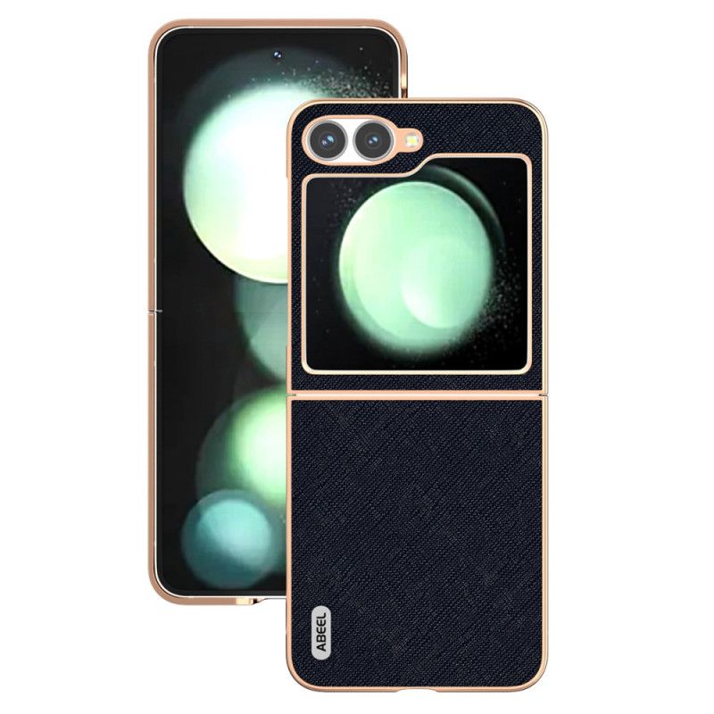 Etui Samsung Galaxy Z Flip 7 Fe Teksturowana Skóra Etui Ochronne