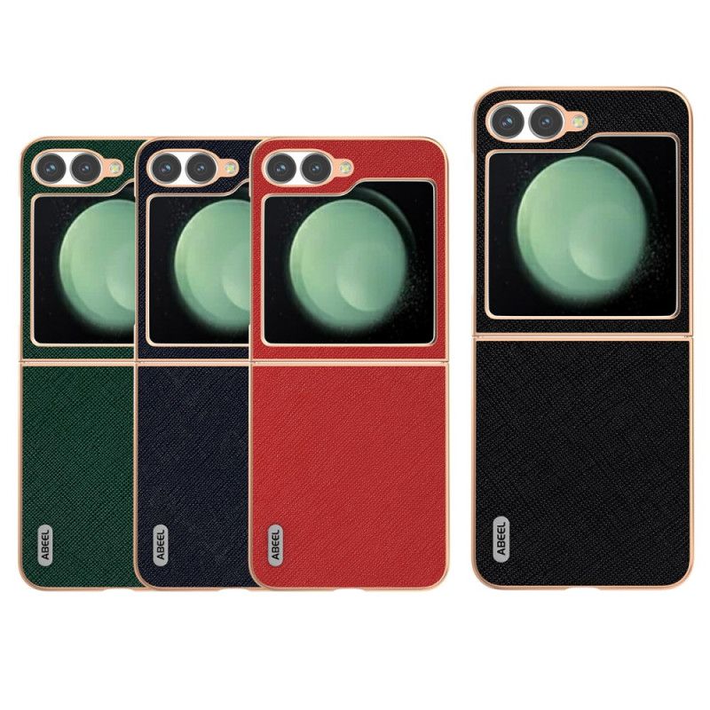 Etui Samsung Galaxy Z Flip 7 Fe Teksturowana Skóra Etui Ochronne