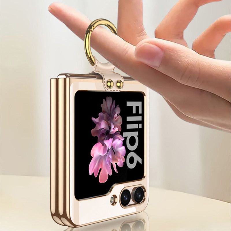 Etui Samsung Galaxy Z Flip 7 Fe Uchwyt Pierścieniowy I Folia Ochronna Na Ekran